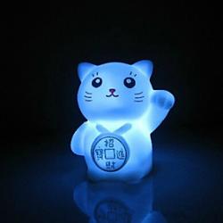 Low Price on Cat Rotocast Color-changing Night Light