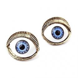 Low Price on European And American Trade Jewelry Original Single Retro Punk Devil Eyes Earrings Exaggerated Influx Of People Must E75 E429