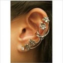 Low Price on ES244 Hot 2014 New Style Wholesales Fashion The plum blossom Ear Cuff Earring clip Jewelry